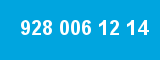 928 006 12 14 928 006 12 14